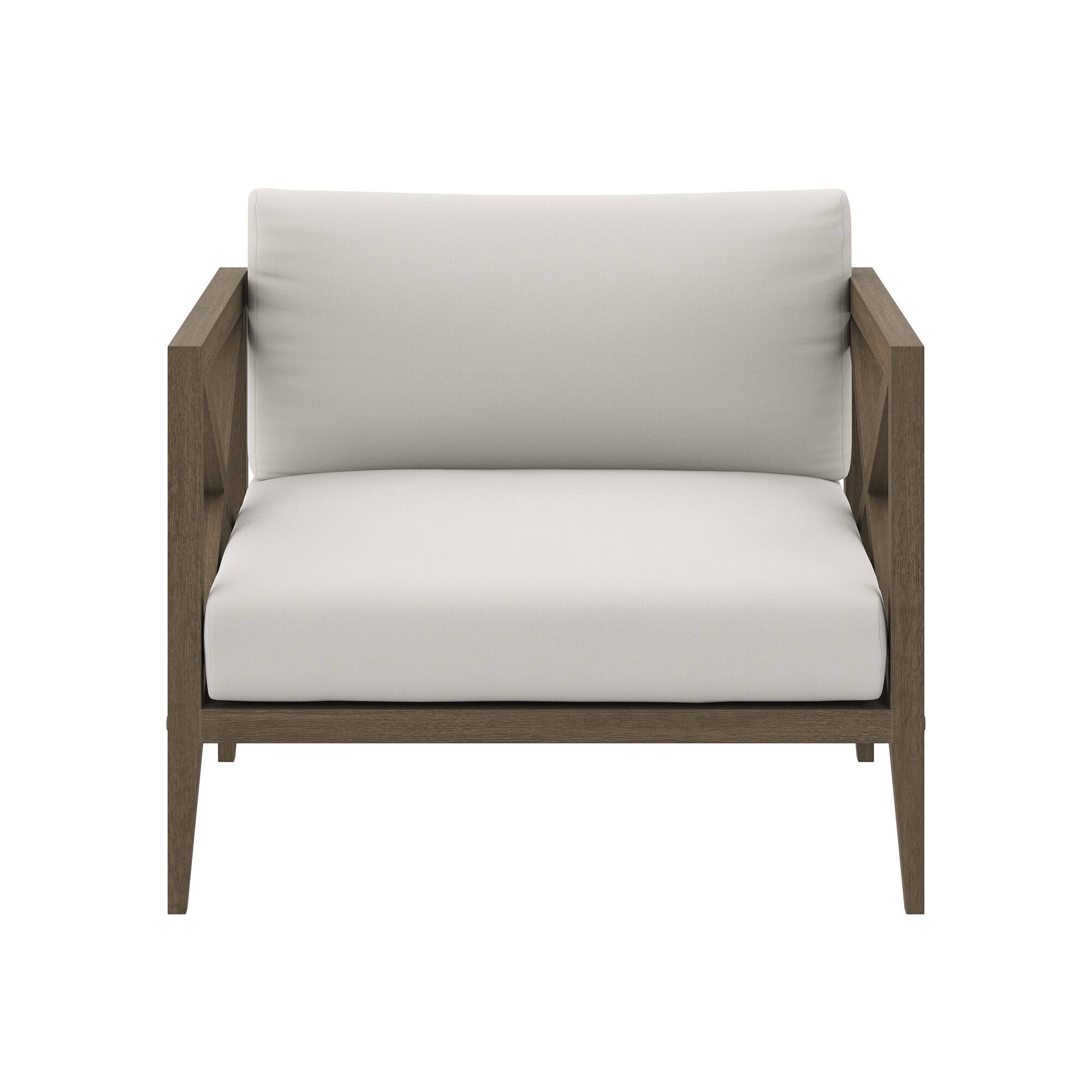 Alt View 5. Modway - Northlake Outdoor Patio Teak Armchair by Modway - Weathered Gray.