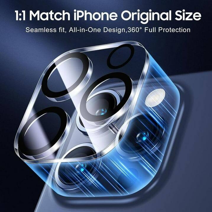 1:1 Match iPhone Original Size, Seamless fit, All-in-One Design, 360° Full Protection