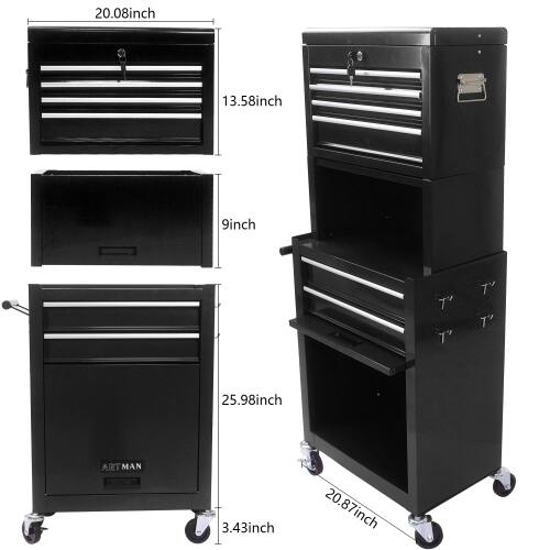 20.08 inch  
13.58 inch  
9 inch  
25.98 inch  
3.43 inch  
20.87 inch  

ARTMAN