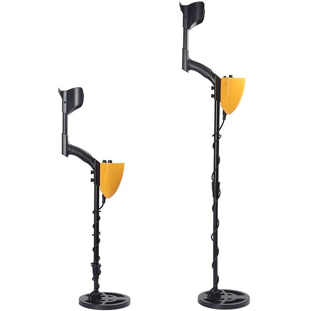 Left. Wildaven - 40-52 in. Metal Detector with 4 Operation Modes, Length Adjustable, Search Coil - Blue.