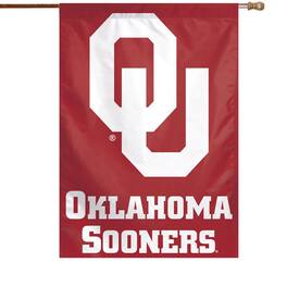 WinCraft - Oklahoma Sooners 28" x 40" Single-Sided Vertical Banner - Multicolor