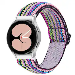 StrapsCo - Nylon Comfort Watch Band Strap For Samsung Galaxy Watch 7 - Embroidery Pattern 3