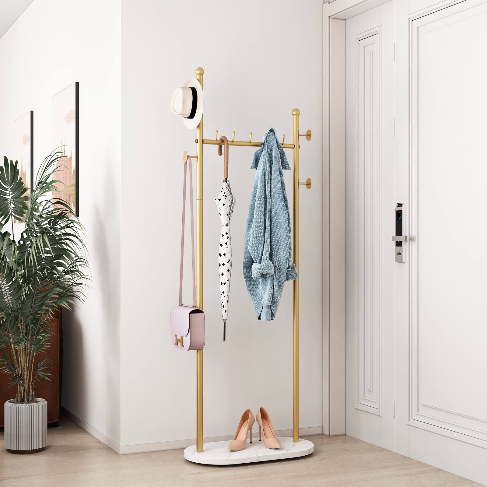 Gold Coat Rack