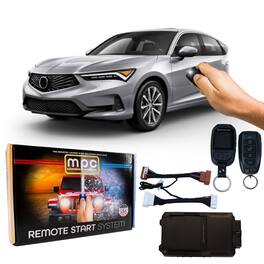 MPC - Remote Start Kit For Acura Integra 2023-2025 | 2-Way LCD Remote | Plug and Play - Black