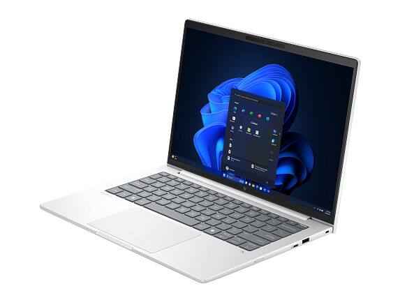 Left. HP - HP EliteBook Laptop Computer 14" WUXGA Intel Core Ultra 5 16 GB memory;256 GB - Glacier silver aluminium.