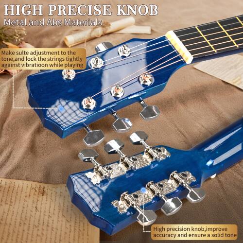 HIGH PRECISE KNOB  
Metal and Abs Materials  

Make suitable adjustment to the tone, and lock the strings tightly against vibration while playing  

High precision knob, improve accuracy and ensure a solid tone