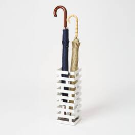 Yamazaki Home - Umbrella Stand - Square - Steel - White