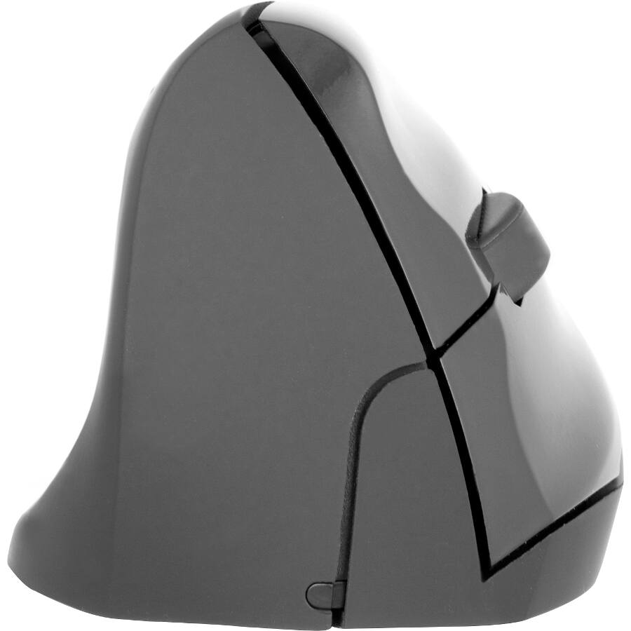 Alt View 1. Urban Factory - Urban Factory Wireless ergonomic USB mouse - Optical - Wireless - Radio Frequency - Black - USB - 1600 dpi - Scroll Whee - Black.