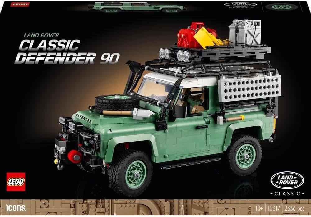 LEGO AXA CLASSIC LAND ROVER CLASSIC DEFENDER 90 DEFENDER LEGO LAND ROVER - CLASSIC - icons 18+ 10317 2336 pcs