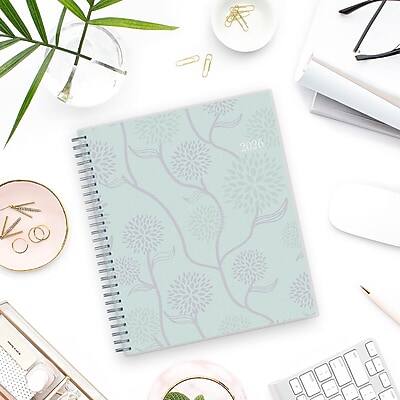 Alt View 6. Blue Sky - 2026 Rue Du Flore Frosted Floral 8" x 10" Monthly Planner, Plastic Cover - Multicolored.