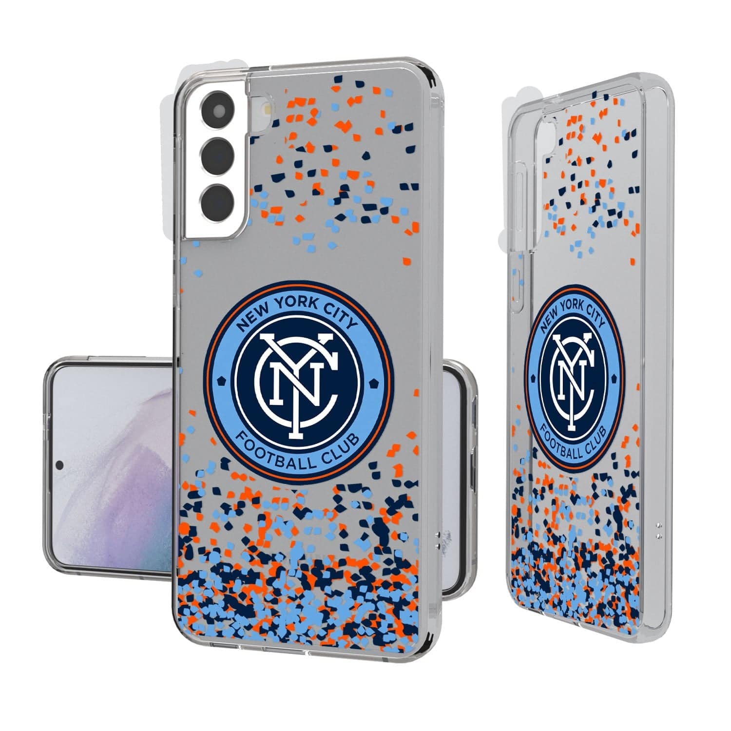 Keyscaper - MLS - New York City FC Galaxy Confetti Clear Case - S22 Plus - Multicolor price history on PriceWatchPro