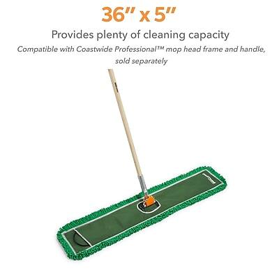 36" x 5"  
Provides plenty of cleaning capacity  
Compatible with Coastwide Professional™ mop head frame and handle, sold separately