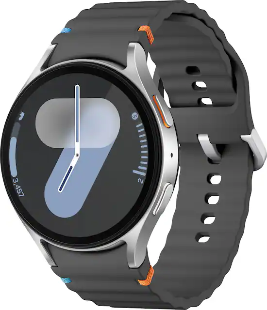Samsung Bespoke Galaxy Watch7 Aluminum Smartwatch 44mm BT Silver SM L310NZSDBBY Best Buy