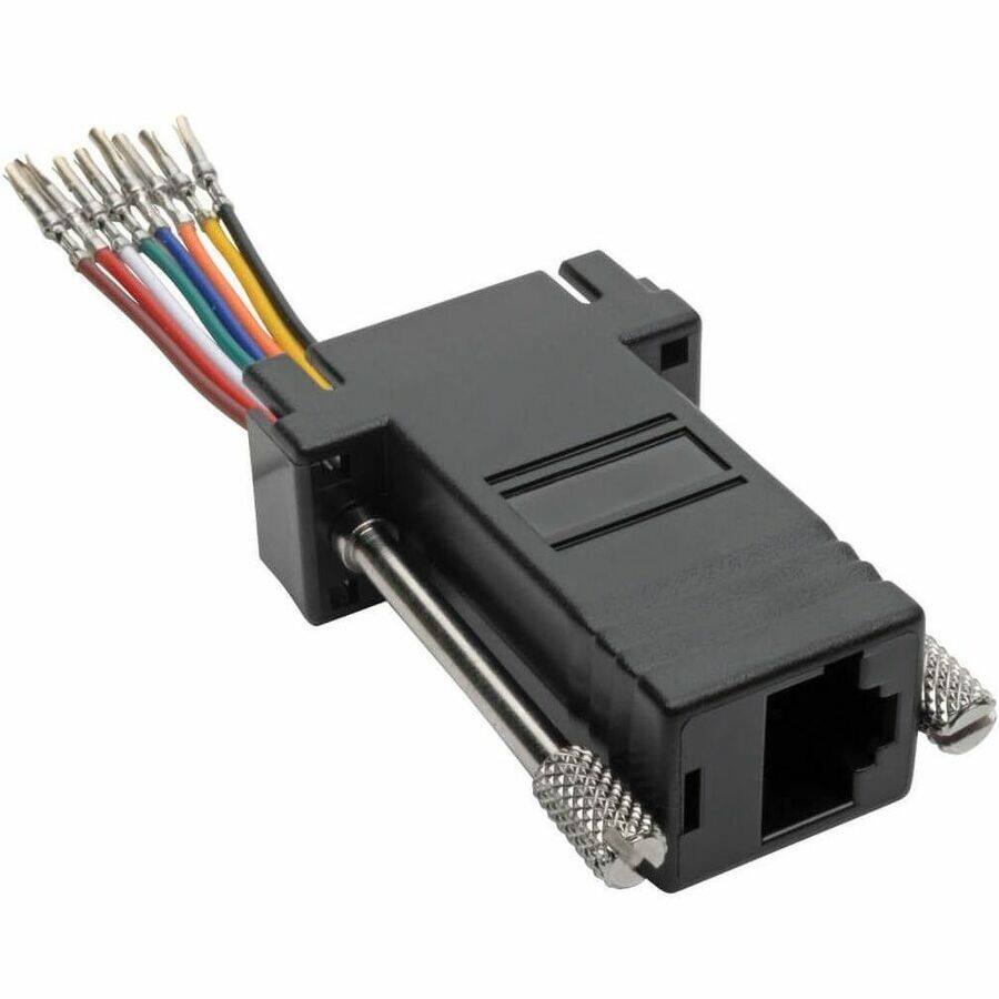 Alt View 2. Tripp Lite - Tripp Lite by Eaton DB9 to RJ45 Modular Serial Adapter (F/F) RS-232 RS-422 RS-485 - 1 x DB-9 Female Serial - 1 x RJ-45 - Black.
