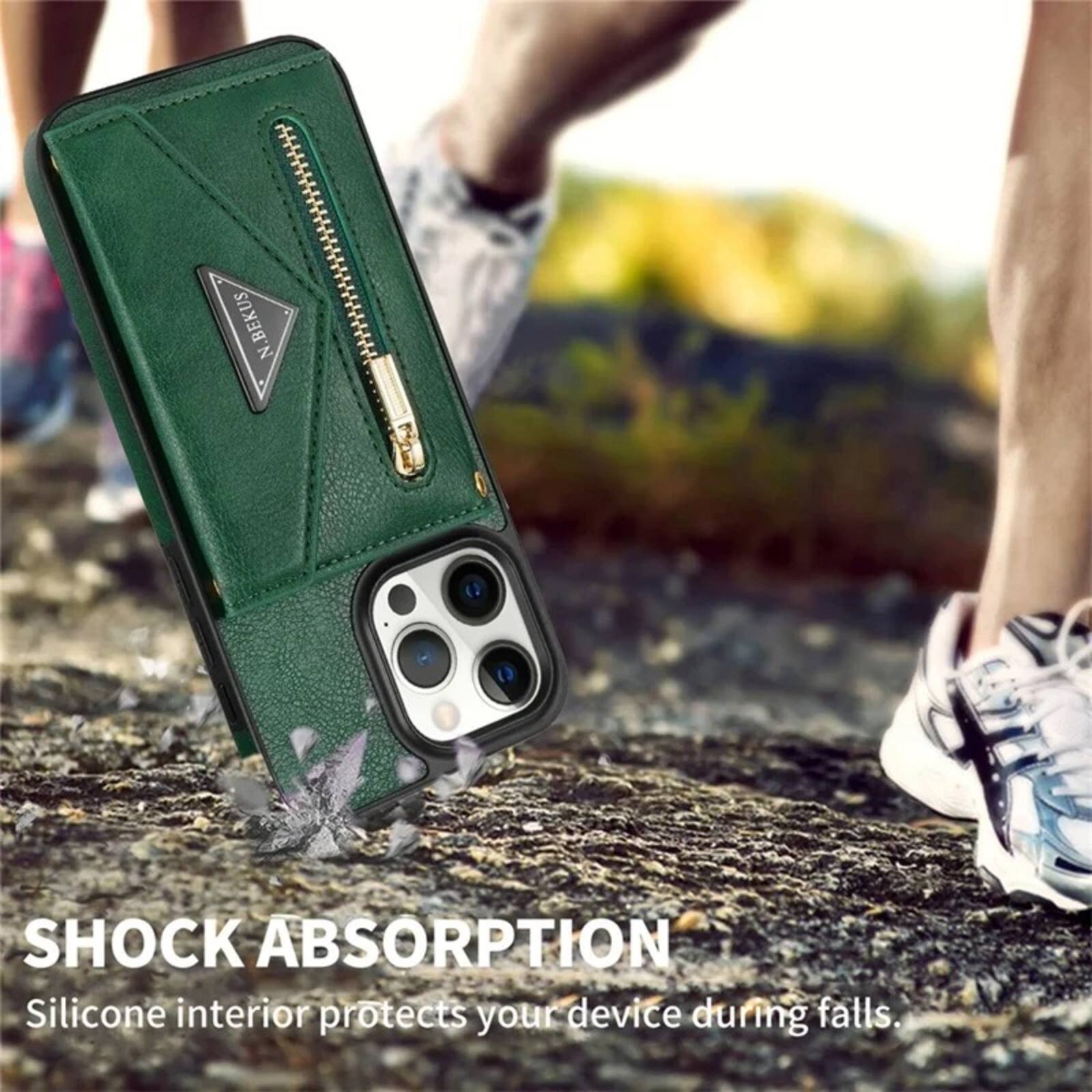 BEKUS N

SHOCK ABSORPTION
Silicone interior protects your device during falls.