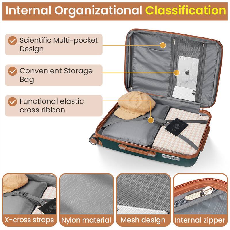 Internal Organizational Classification

- Scientific Multi-pocket Design
- Convenient Storage Bag
- Functional elastic cross ribbon
- X-cross straps
- Nylon material
- Mesh design
- Internal zipper