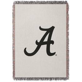 Chad & Jake - Alabama Crimson Tide Woven Blanket - White