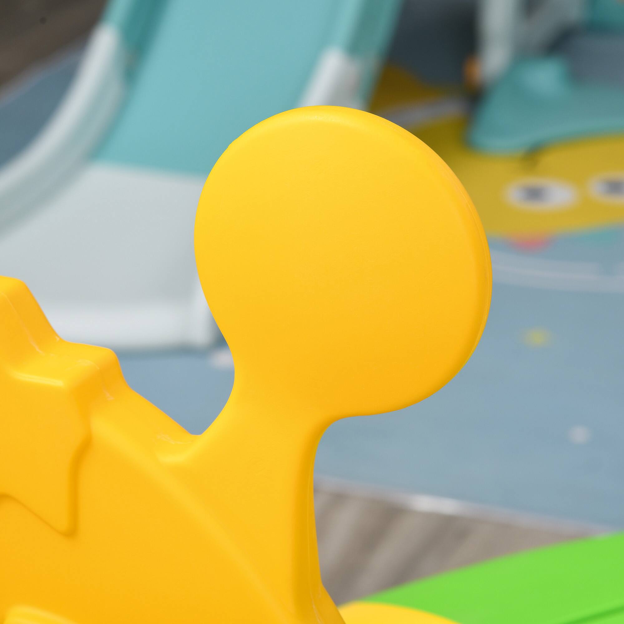 Alt View 4. Qaba - Caterpillar Tunnel, Toddler Tunnel for Crawl and Climb, Kids' Play Structure Indoor Outdoor, 6 Sections.