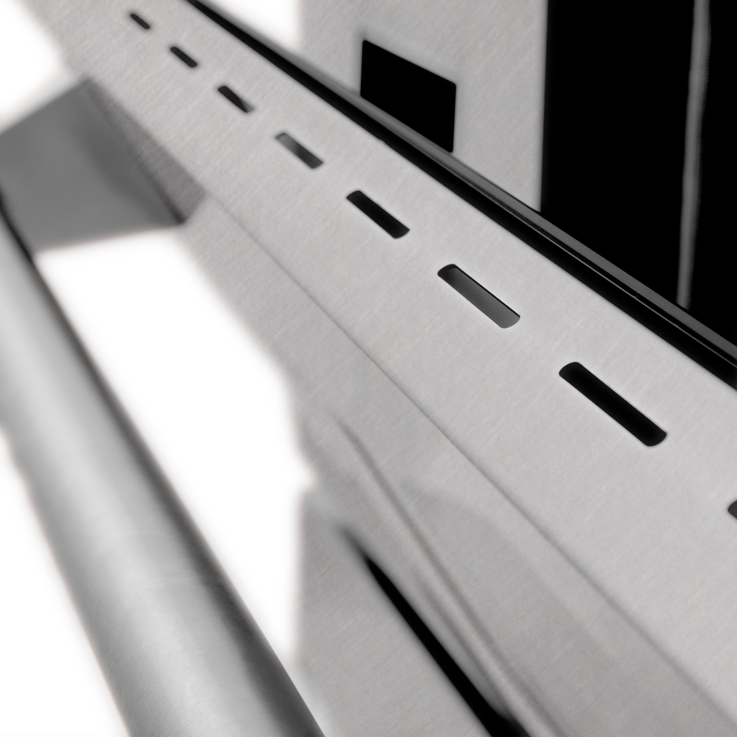 Alt View 13. ZLINE - 48 in. 6.0 cu. ft. Freestanding Legacy Dual Fuel Range with Gas Cooktop and 2 Ovens in Stainless with Satin Steel Doors - Stainless Steel.