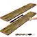 Front. Sorbus - 2 Pack (35"x9") Sorbus Floating Wall Shelves for Bedroom, Decor, Kitchen, Living Room - for Trophies, Frames, Bookshelf - Brown.