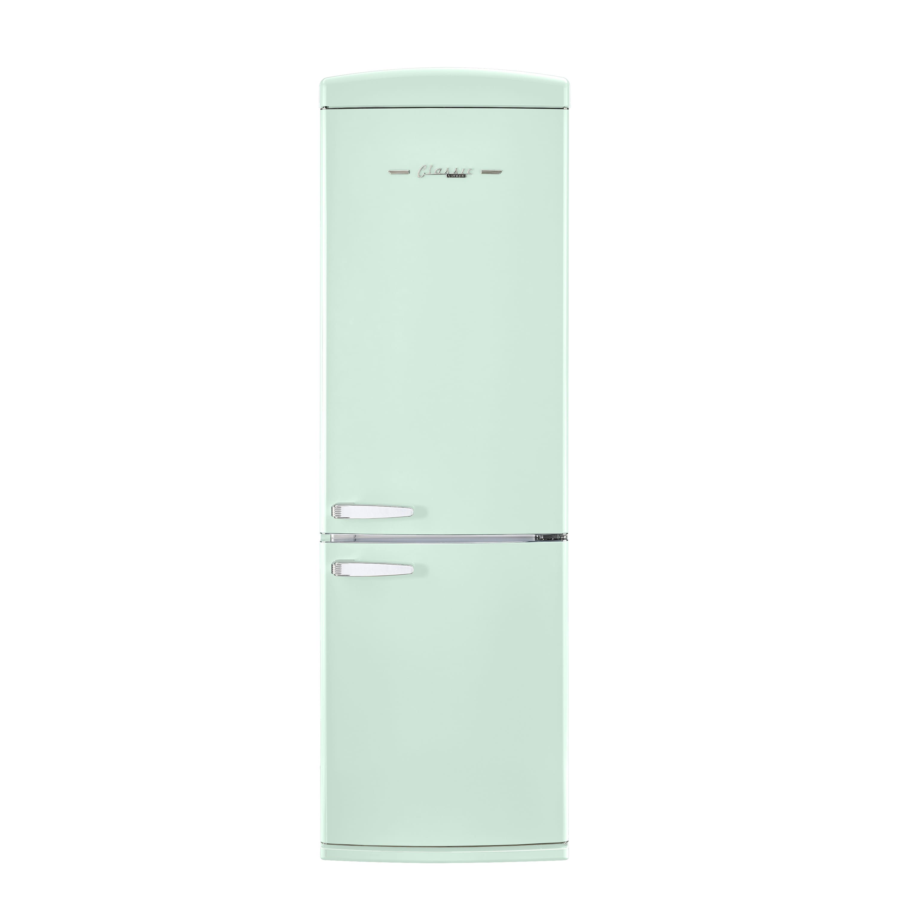 Unique Appliances - 24 in. Wide Classic Retro 23.8 in 11.7 cu. ft. Frost Free Retro Bottom Freezer Refrigerator ENERGY STAR - Summer Mint Green