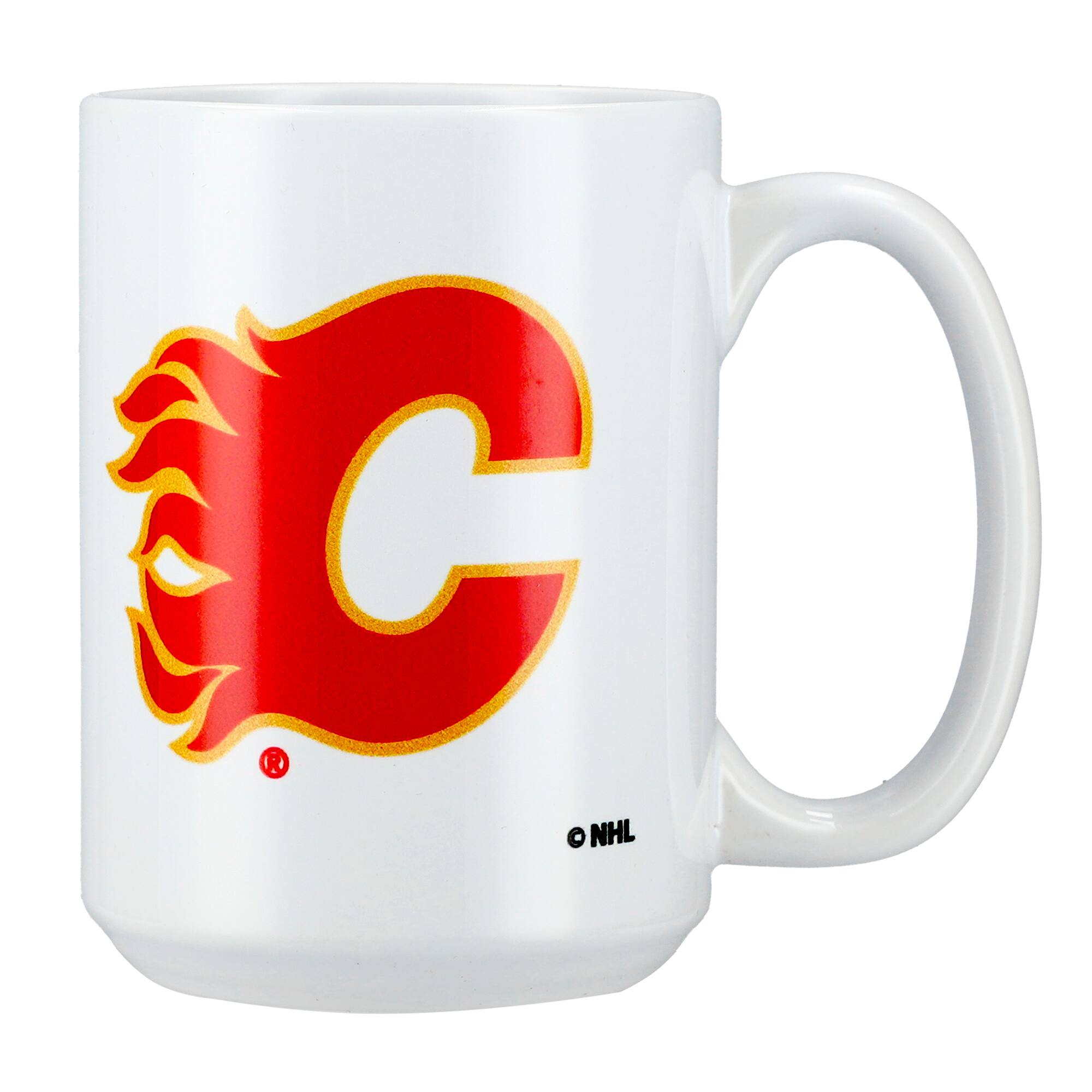 Alt View 1. The Memory Company - Calgary Flames 15oz. Primary Logo Mug - Multicolor.