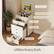 WENSINGTON AON Flip Top Mirror Deep Storage for Tall Bottles Shallow Tray for Daily Items Drawer Storage Stool Stool Drawer Utilize Every Inch