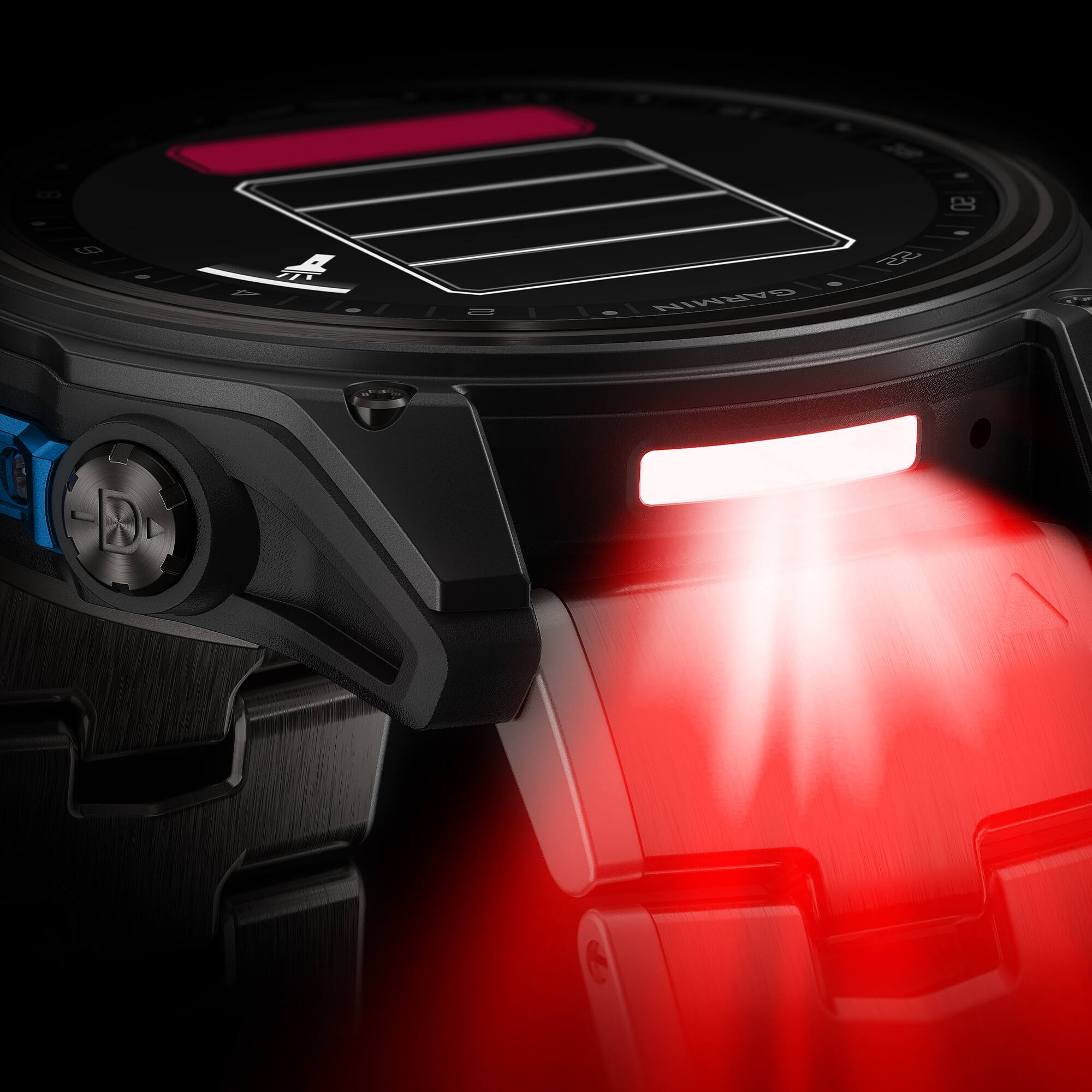 Alt View 4. Garmin - Garmin D2 Mach 2 Aviator Smartwatch - 51 mm - Carbon Grey with Titanium Bundle - Carbon Gray.