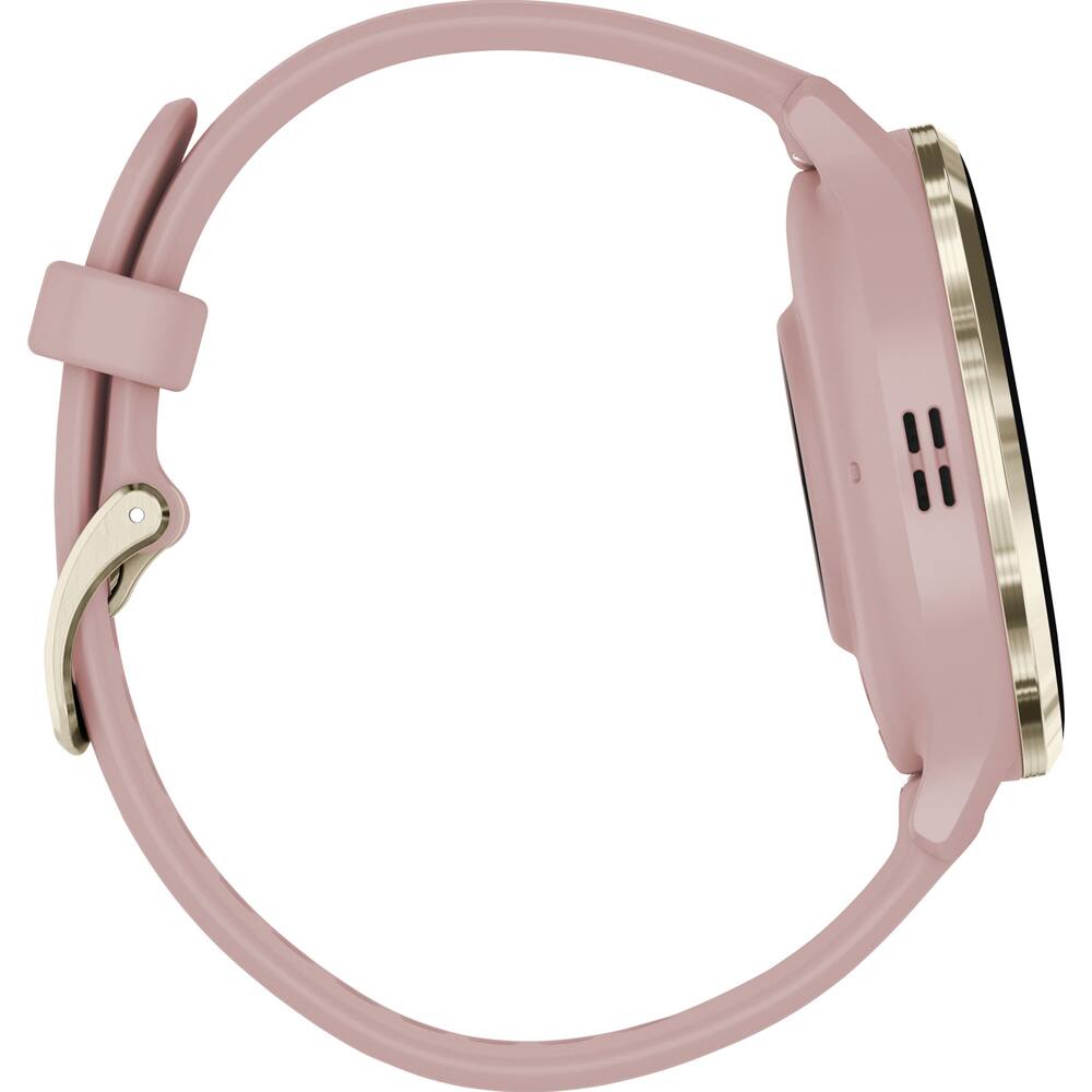 Alt View 6. Garmin - Venu 3S Fitness GPS Smartwatch Gold with Rose Case 41mm + Charging Bundle - Stainless Steel and Dust Rose.