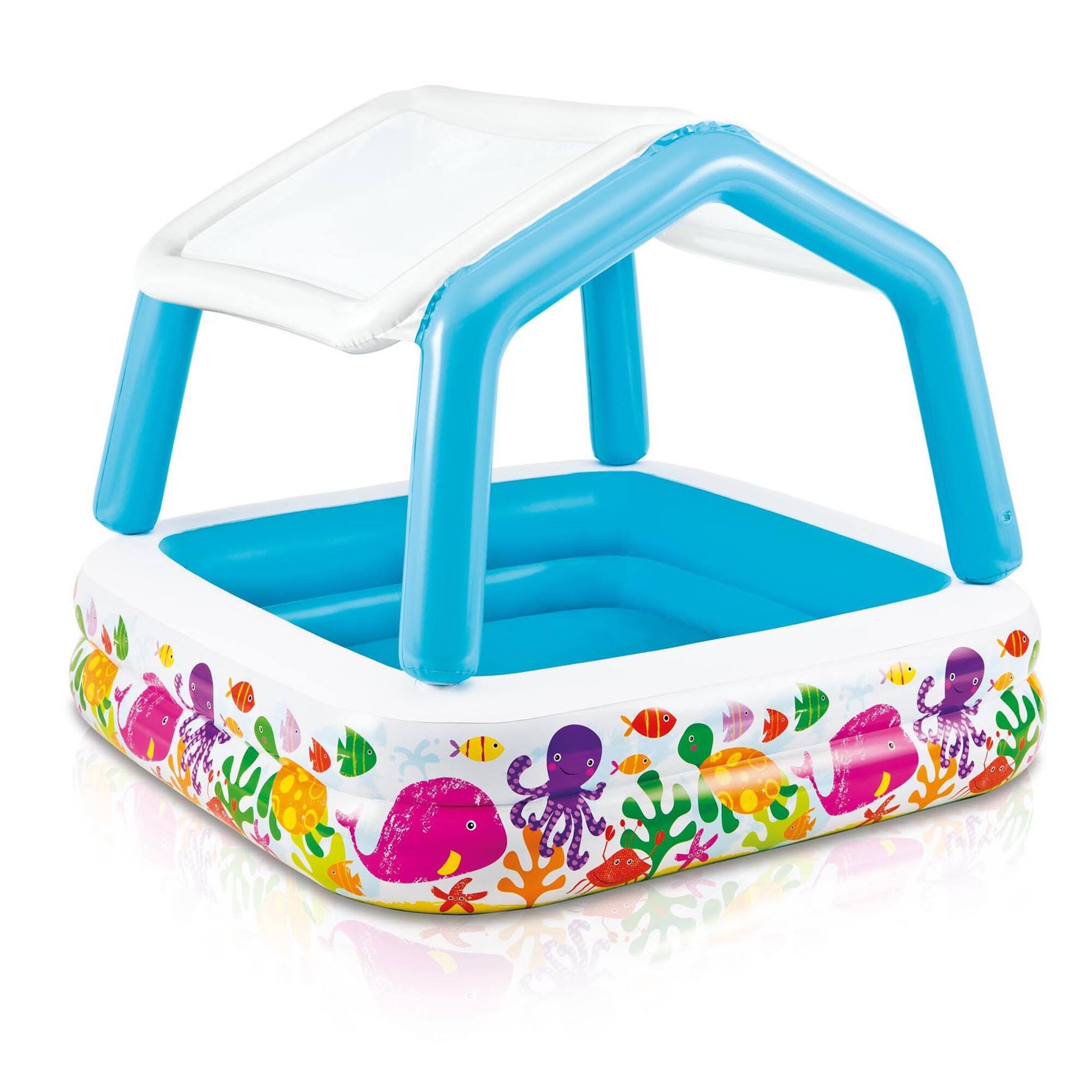 Alt View 10. Intex - Intex 8' x 6.25' x 43" Dinosaur Play Center w/ 5' x 48" Kids Swimming Pool.