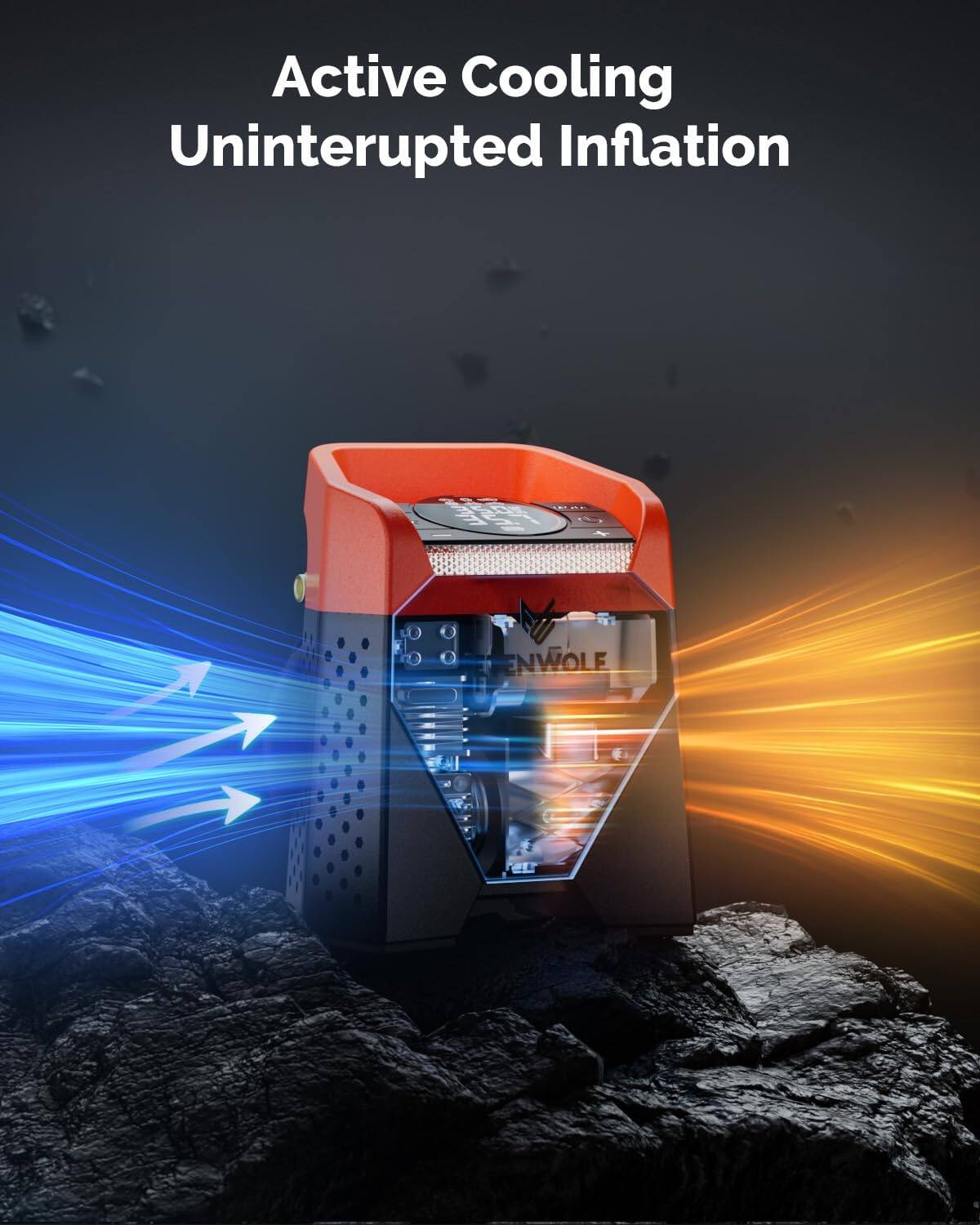 Active Cooling  
Uninterrupted Inflation