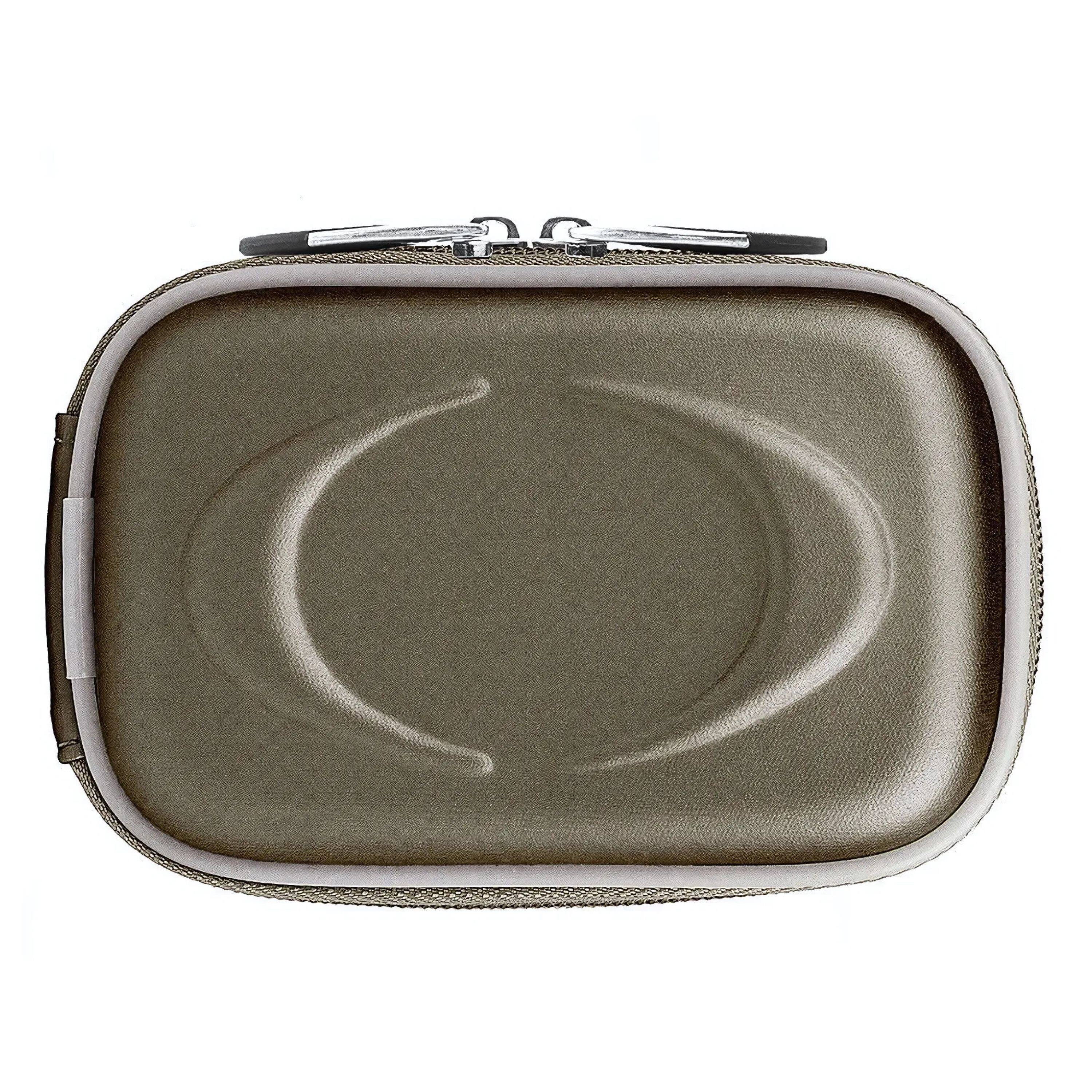 Front. Kitcheniva - Compact Digital Camera Case Pouch With Clip For Sony W800 WX350 W830 - Metal.