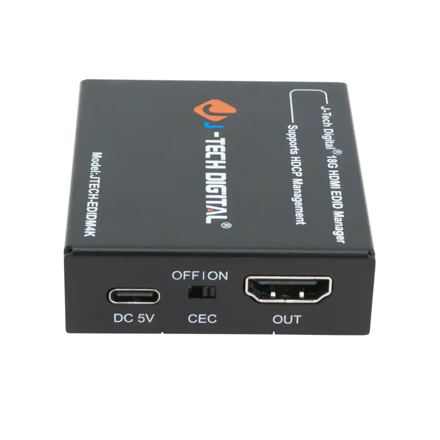 J Tech Digital 4K 60Hz HDMI EDID Emulator with HDCP Management and CEC ...