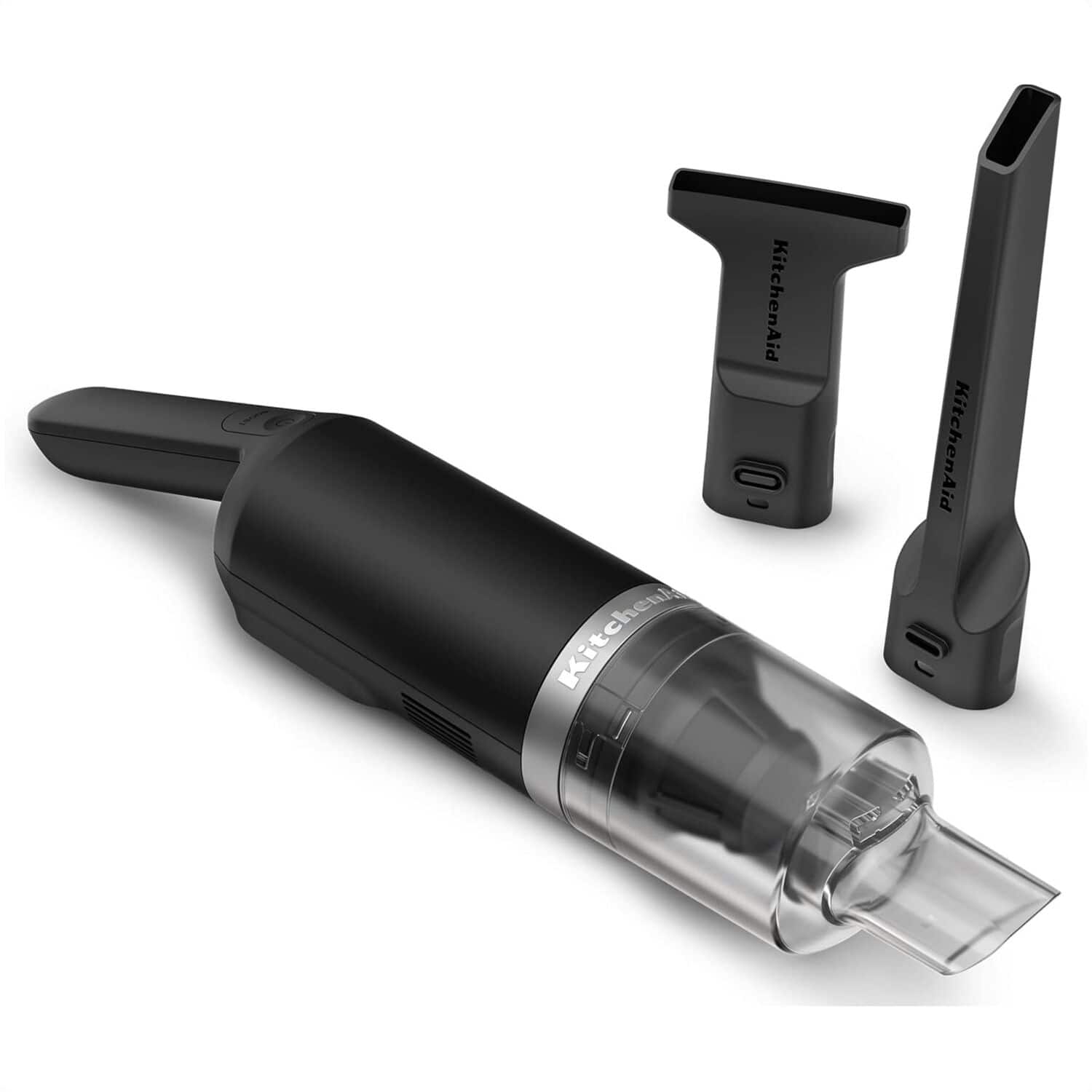 KitchenAid - Go Cordless Handheld Vacuum - B lack - Front_Zoom