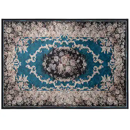 Front. Costway - Costway Area Rug 5'4" x 7'7" Non-Shedding Anti-slip Carpet Vintage Living Room Bedroom - Multicolor.