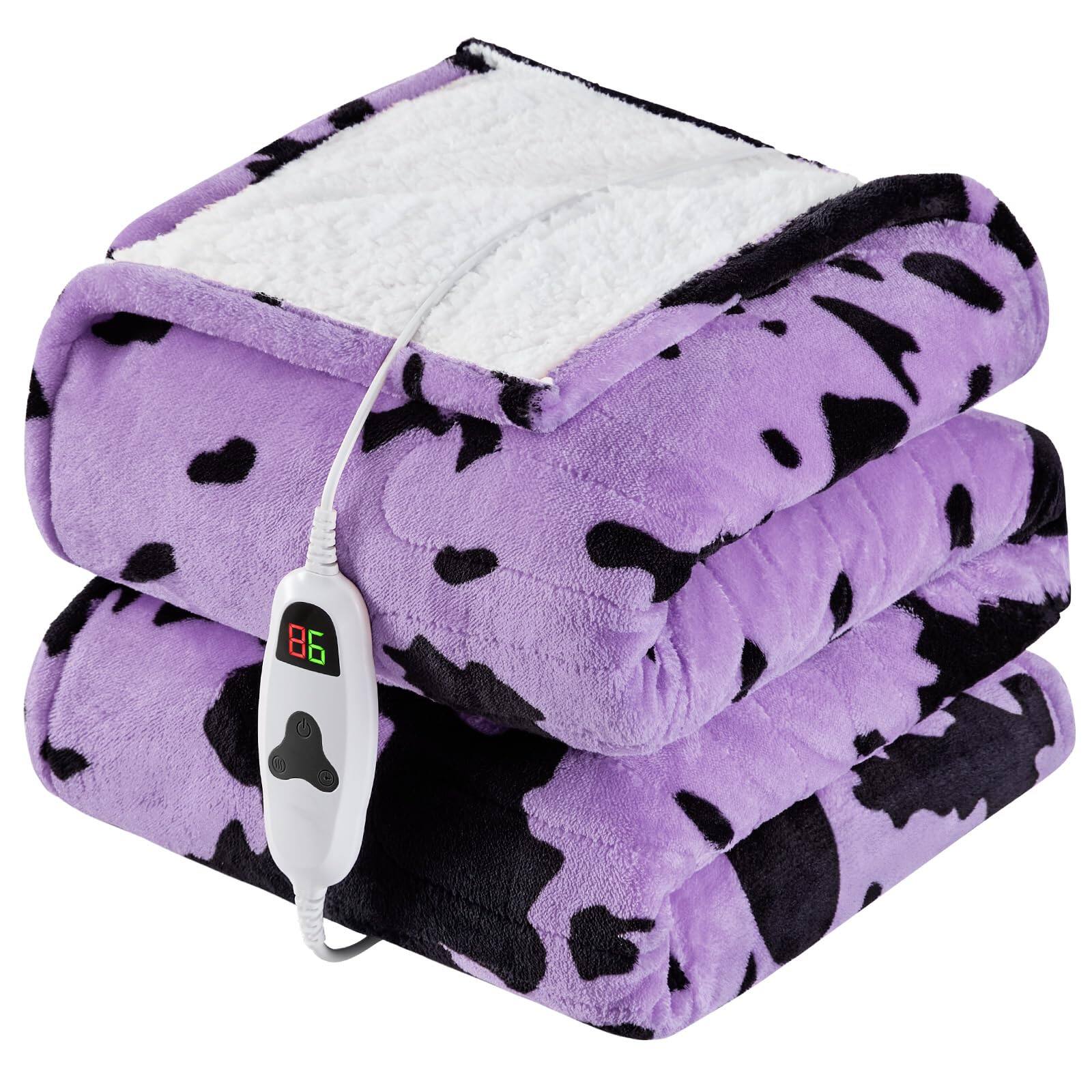 Purple Highland Cow-72"x84"