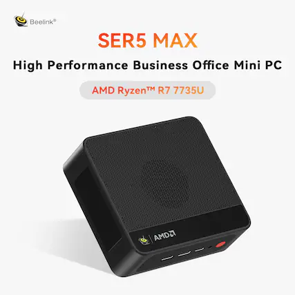 Beelink SER5 MAX High Performance Business Office Mini PC AMD Ryzen™ R7 7735U