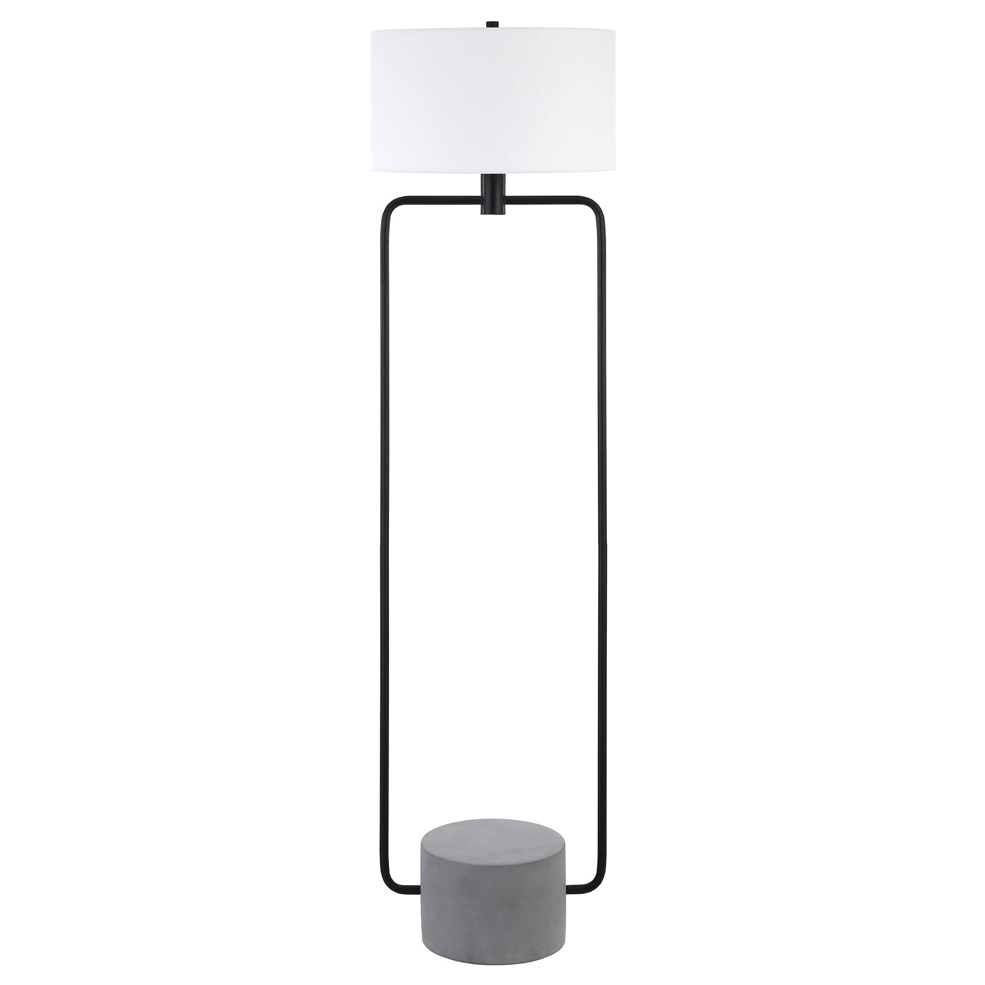 Camden&Wells - Howland Floor Lamp - Blackened Bronze/Concrete
