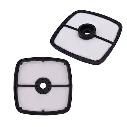 Front. HQRP - 2-Pack Air Filter Replacement for Echo ES-210 ES-211 ES-250 ES-252 Chipper Shredder.