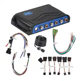 PAC - AmpPRO4 Amp Integration Interface for 2019 and Up Cadillac, Chevrolet, GMC, Hummer with AVB Ethernet Bose - Black/Blue
