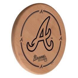 Holland Bar Stool Co. - Atlanta Braves 13" Laser Engraved Solid Wood Sign - Natural