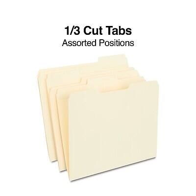 1/3 Cut Tabs  
Assorted Positions