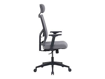 Alt View 3. La-Z-Boy - La-Z-Boy Joel Ergonomic Mesh Swivel Executive Chair, Gray (51448) - Gray.