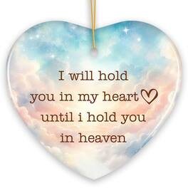OrnamentallyYou - Heartfelt Until I Hold You in Heaven Ornament Beloved Memorial Christmas Gift - Multi-colored