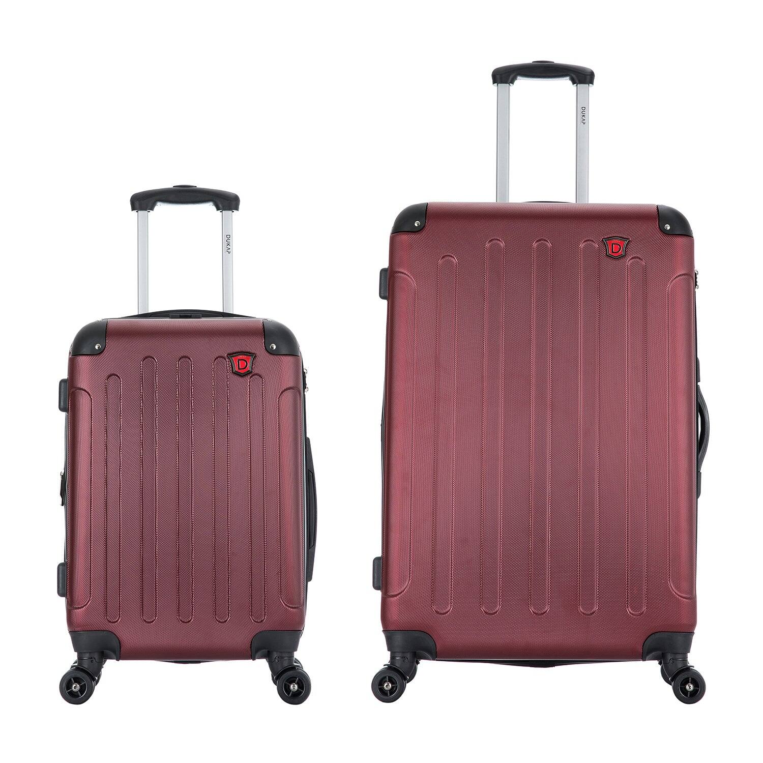 The text on the image is:

- "D" (logo on the suitcase)
- "D" (logo on the suitcase)
- "D" (logo on the suitcase)
- "D" (logo on the suitcase)