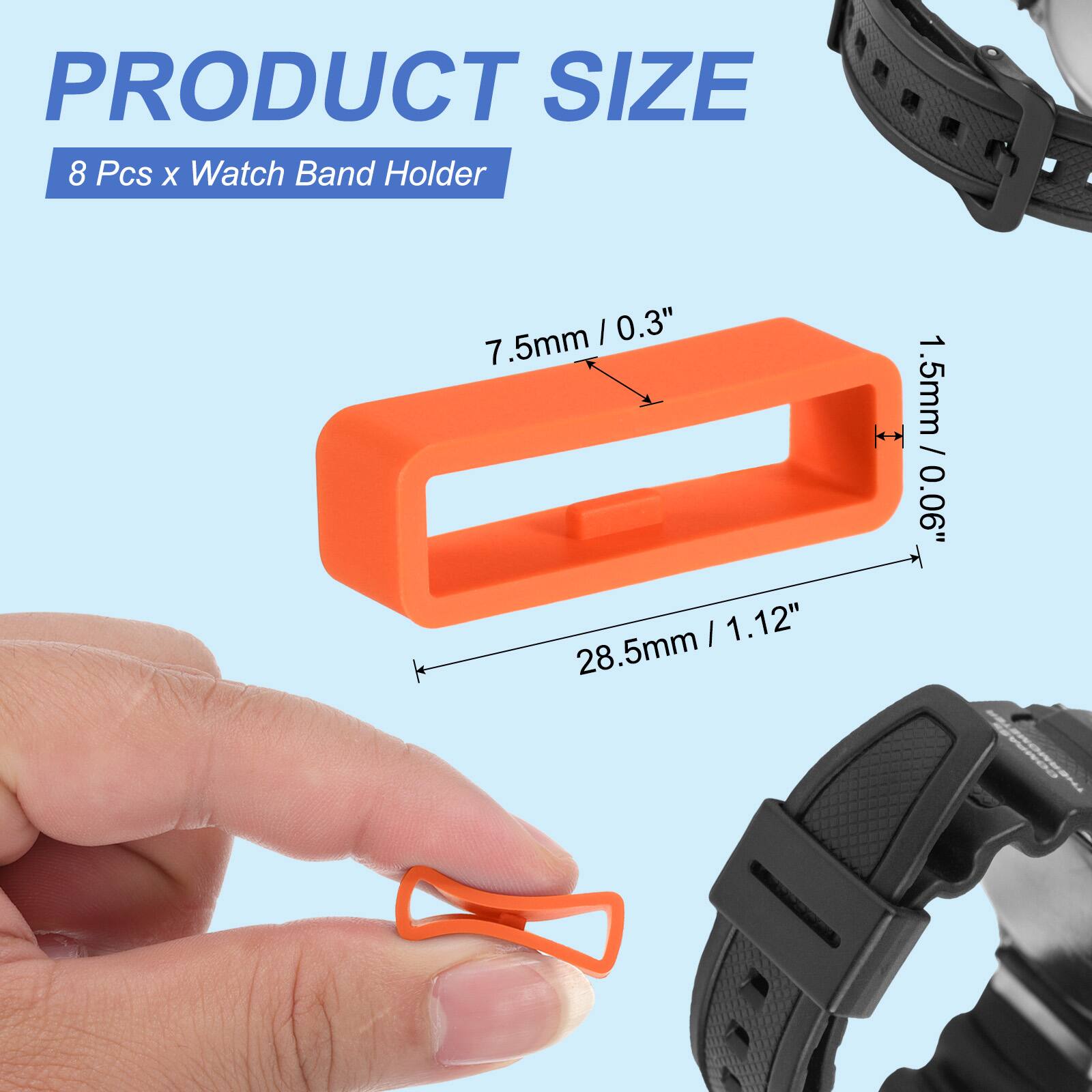 PRODUCT SIZE  
8 Pcs x Watch Band Holder  
7.5mm / 0.3"  
28.5mm / 1.12"  
1.5mm / 0.06"