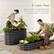 8 Cubic Feet
Enjoy a compact planting space with a narrow profile that keeps all your plants in arms reach