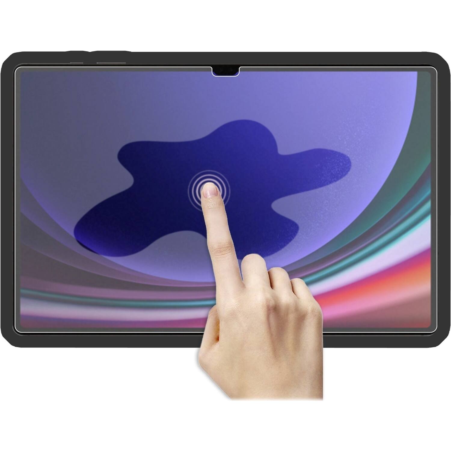 Alt View 12. SaharaCase - ZeroDamage Ultra Strong Tempered Glass Screen Protector for Samsung Galaxy Tab S10 Lite (2025), S10 FE, S9 and S9 FE - Clear.