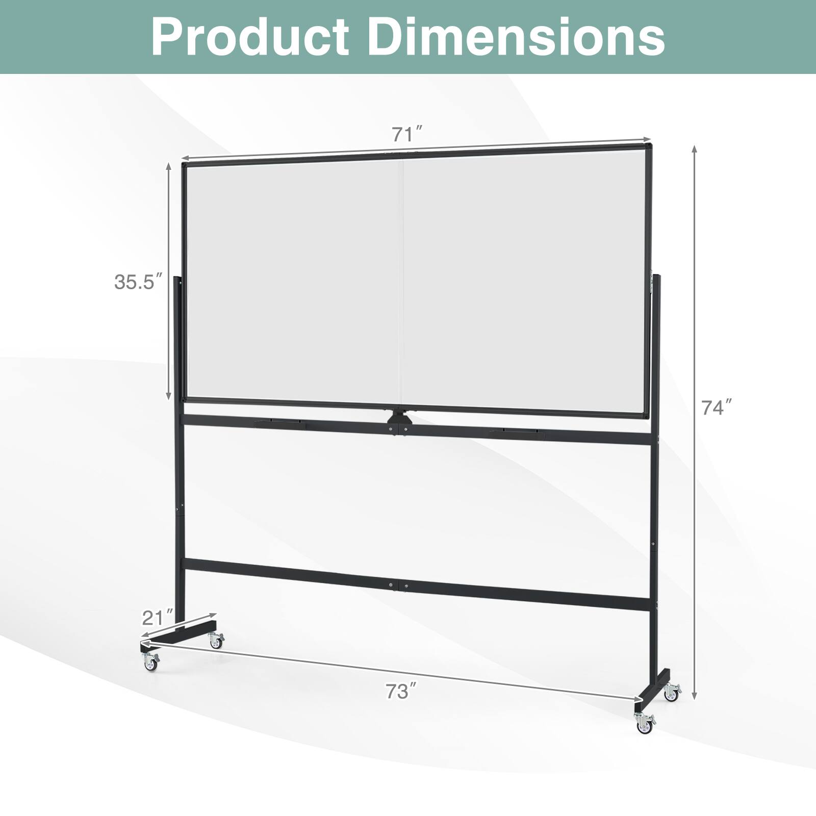 Product Dimensions: 71" x 35.5" x 74" x 21" x 73"