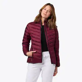 Mobile Warming - Women's Backcountry Xtera Heated Jacket - Burgundy